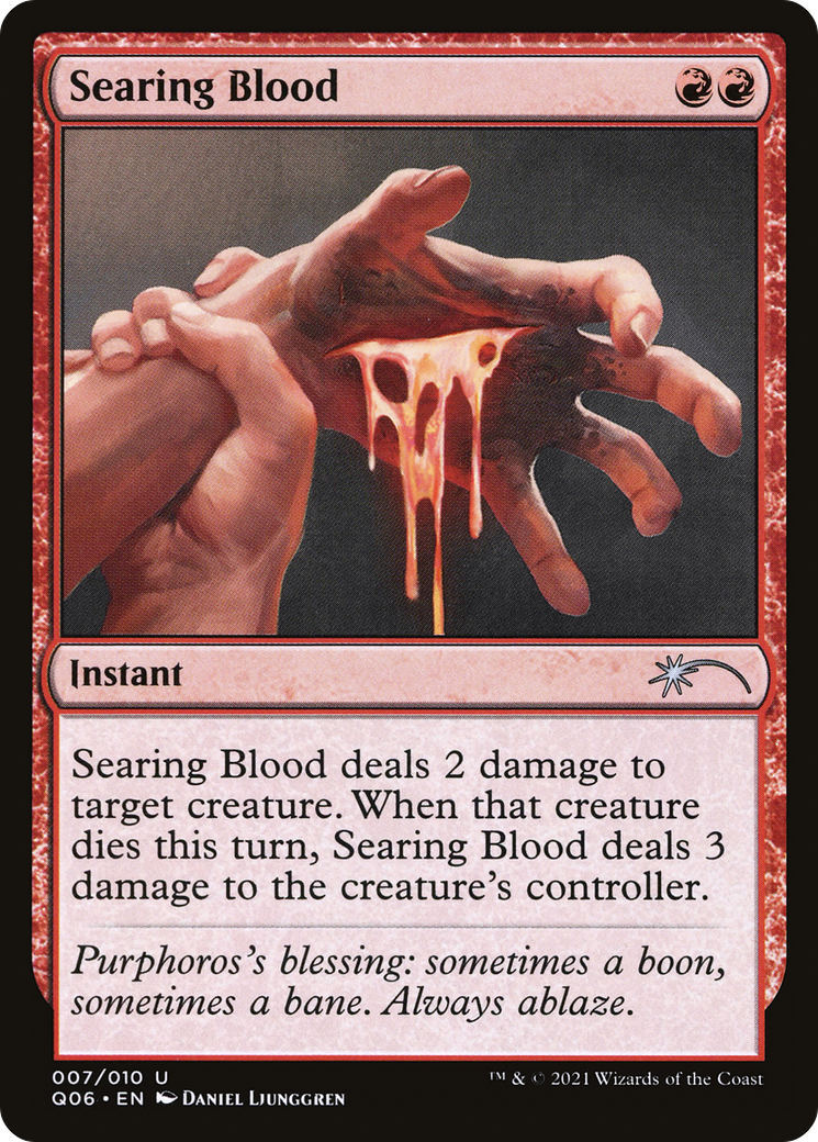 Searing Blood [Pioneer Challenger Decks 2021] | Grognard Games