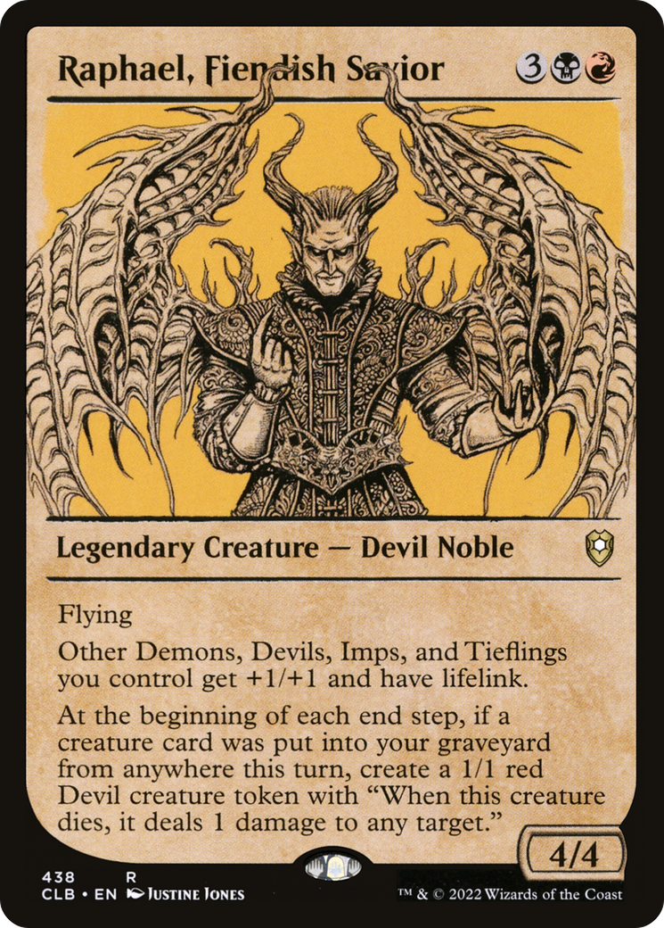 Raphael, Fiendish Savior (Showcase) [Commander Legends: Battle for Baldur's Gate] | Grognard Games