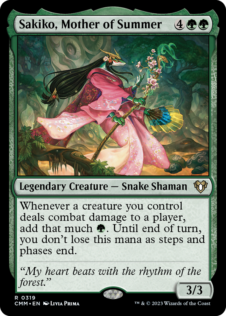 Sakiko, Mother of Summer [Commander Masters] | Grognard Games