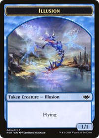 Illusion // Bear Double-Sided Token [Modern Horizons Tokens] | Grognard Games