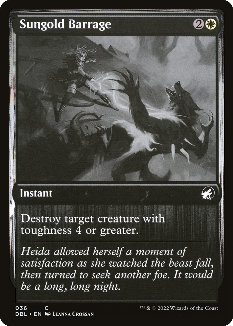 Sungold Barrage [Innistrad: Double Feature] | Grognard Games