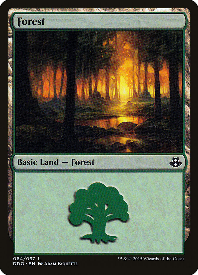 Forest (64) [Duel Decks: Elspeth vs. Kiora] | Grognard Games