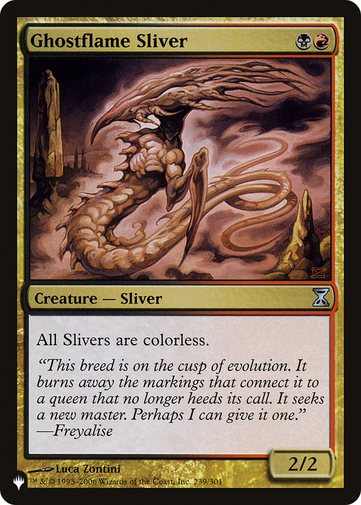 Ghostflame Sliver [The List] | Grognard Games