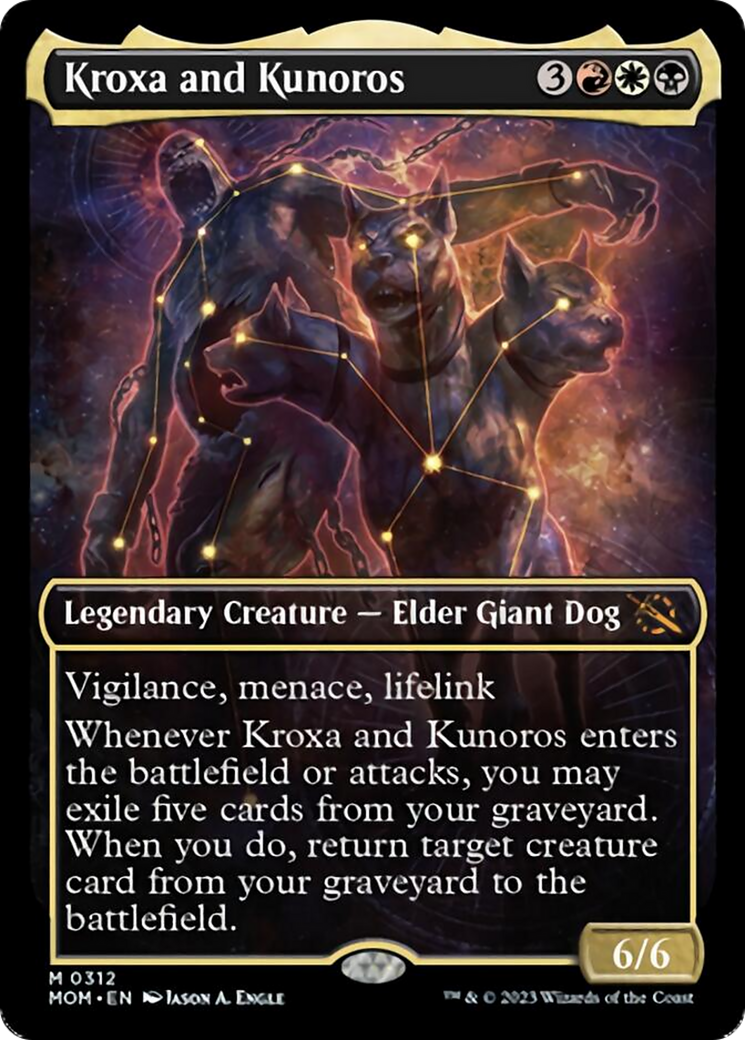 Kroxa and Kunoros (Showcase Planar Booster Fun) [March of the Machine] | Grognard Games