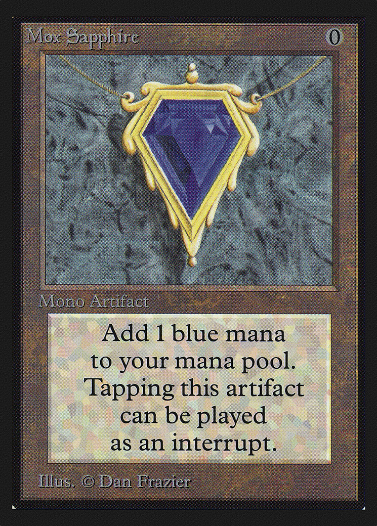 Mox Sapphire [Collectors’ Edition] | Grognard Games