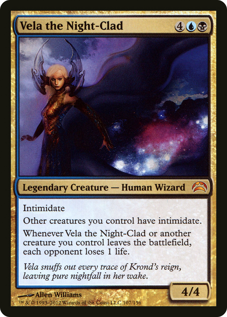 Vela the Night-Clad (PC2-107) - Planechase 2012 Foil | Grognard Games