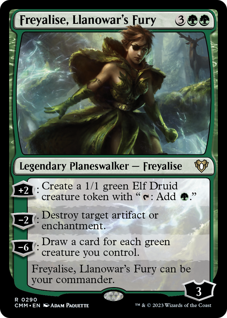 Freyalise, Llanowar's Fury [Commander Masters] | Grognard Games