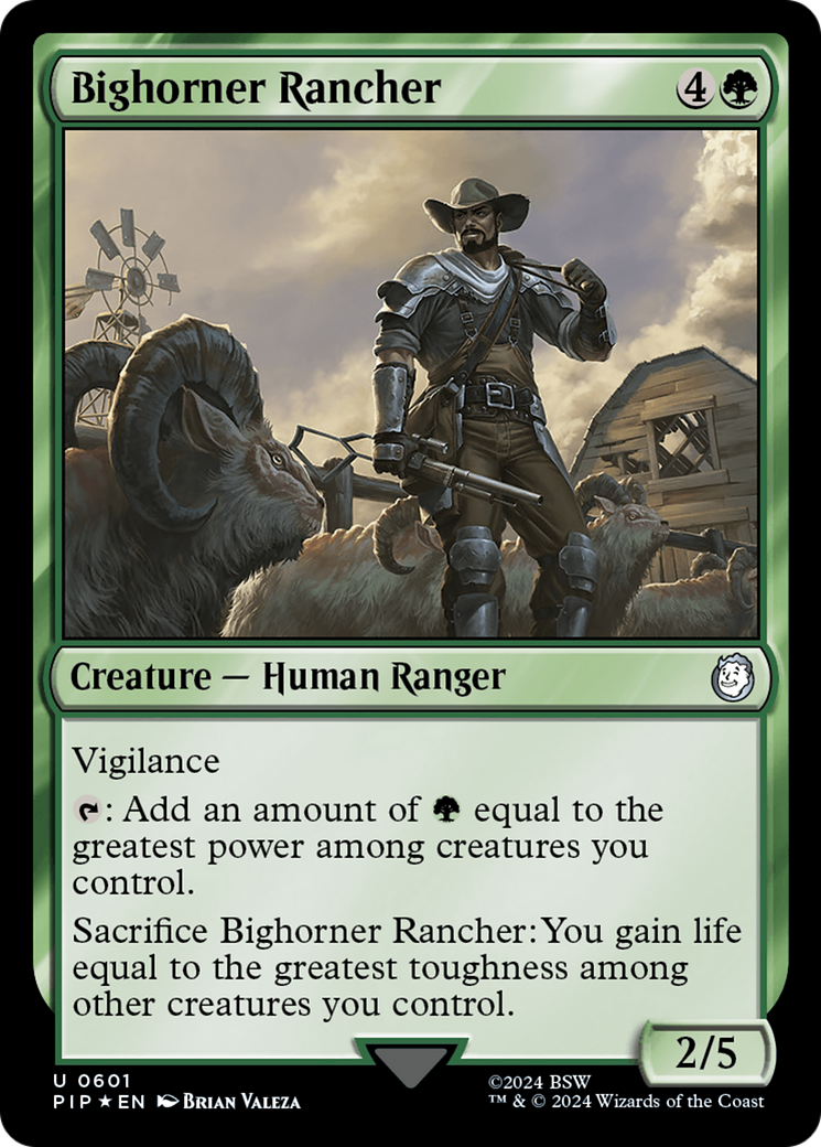 Bighorner Rancher (Surge Foil) [Fallout] | Grognard Games