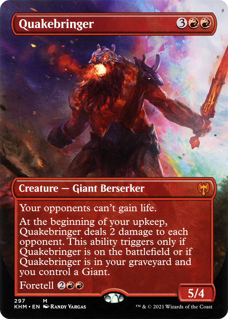 Quakebringer (Borderless Alternate Art) [Kaldheim] | Grognard Games