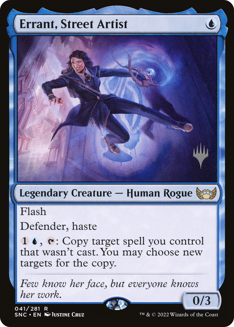 Errant, Street Artist (Promo Pack) [Streets of New Capenna Promos] | Grognard Games