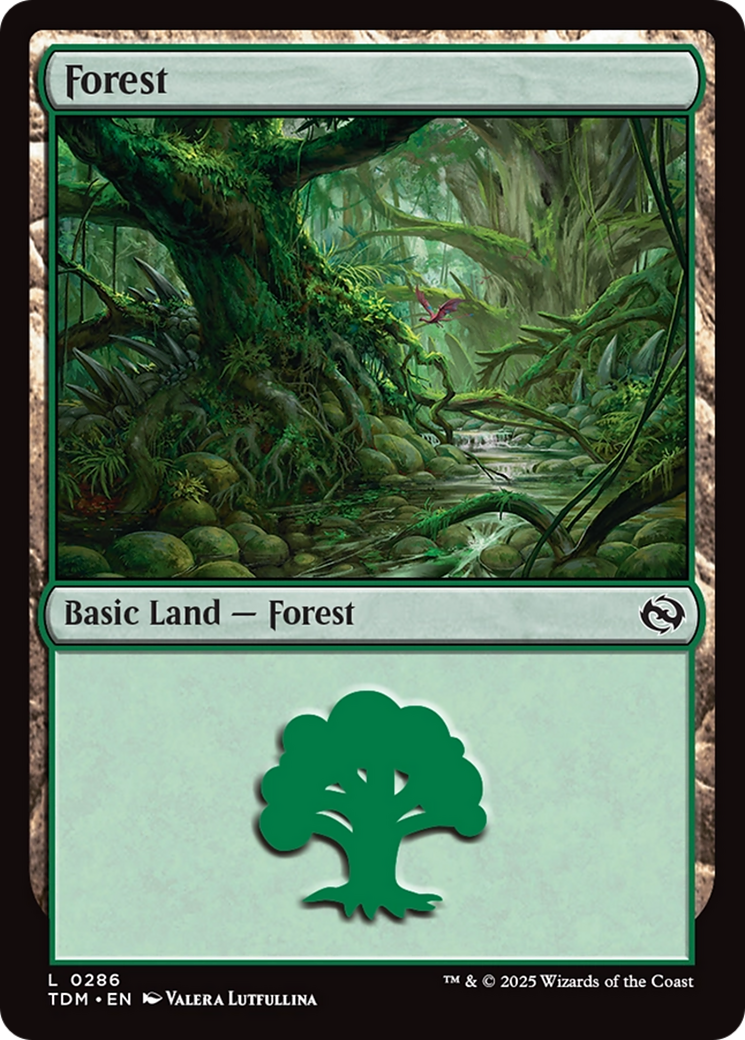 Forest (0286) [Tarkir: Dragonstorm] | Grognard Games