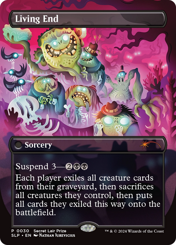 Living End (SLP-030) - Secret Lair Showdown (Borderless) Foil | Grognard Games