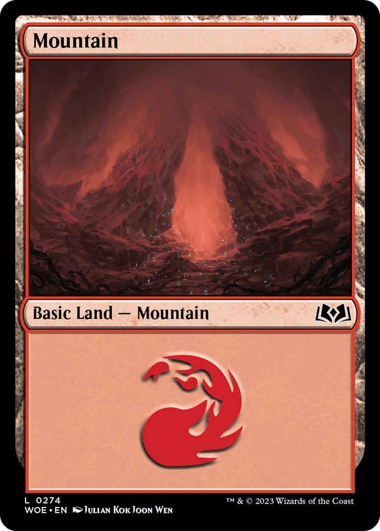 Mountain (0274) [Wilds of Eldraine] | Grognard Games