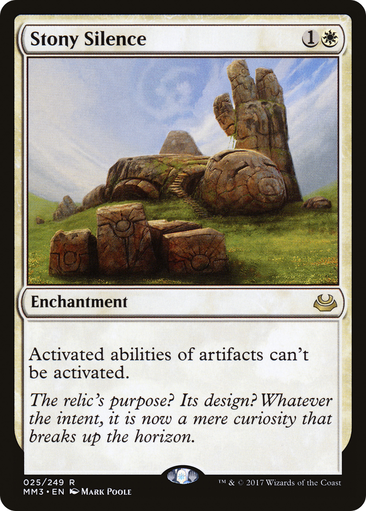 Stony Silence [Modern Masters 2017] | Grognard Games