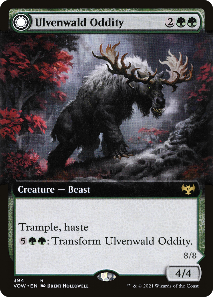 Ulvenwald Oddity // Ulvenwald Behemoth (Extended) [Innistrad: Crimson Vow] | Grognard Games