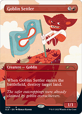 Goblin Settler (Borderless) [Secret Lair Drop Series] | Grognard Games