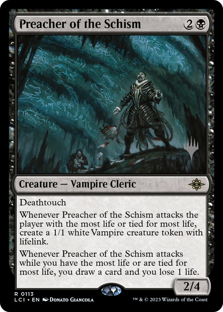 Preacher of the Schism (Promo Pack) [The Lost Caverns of Ixalan Promos] | Grognard Games