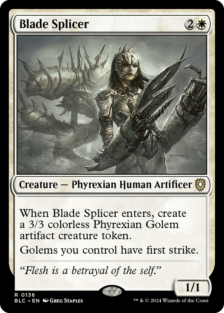 Blade Splicer [Bloomburrow Commander] | Grognard Games