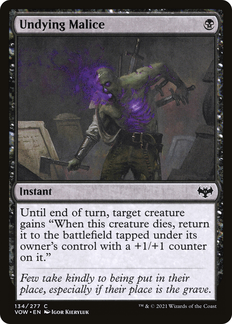 Undying Malice [Innistrad: Crimson Vow] | Grognard Games