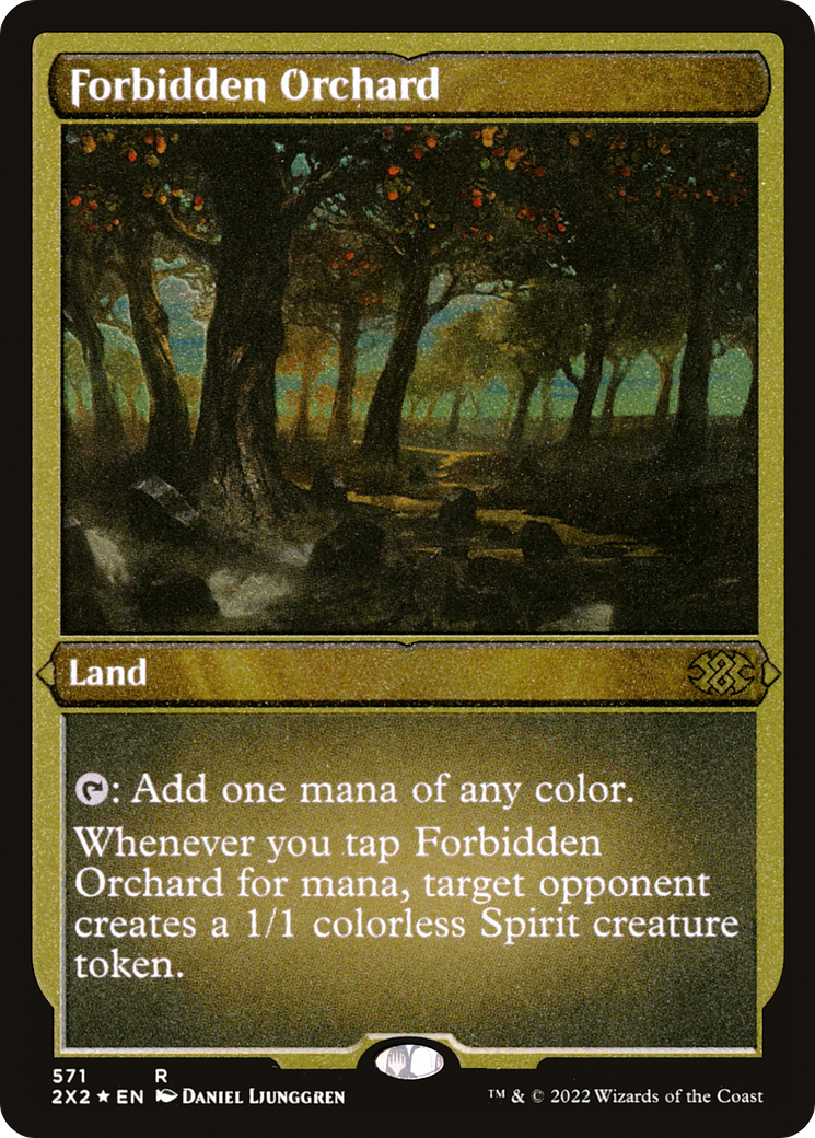 Forbidden Orchard (Foil Etched) (2X2-571) - Double Masters 2022 Foil | Grognard Games