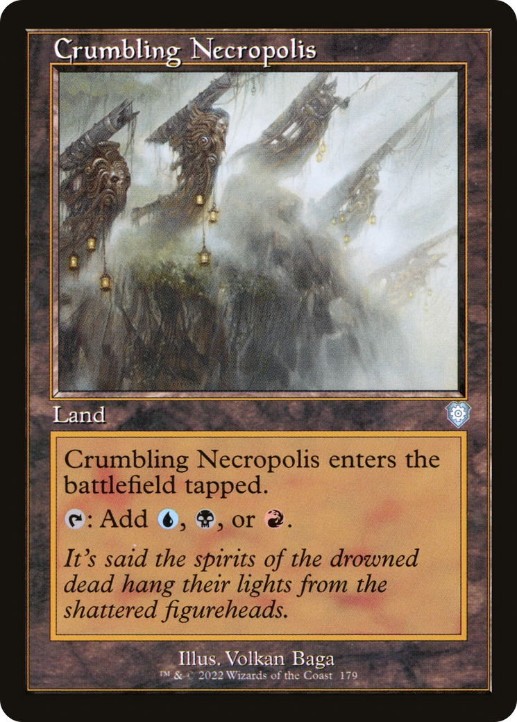 Crumbling Necropolis (Retro) [The Brothers' War Commander] | Grognard Games