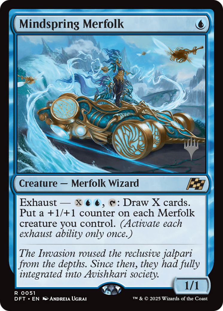 Mindspring Merfolk (Promo Pack) [Aetherdrift Promos] | Grognard Games