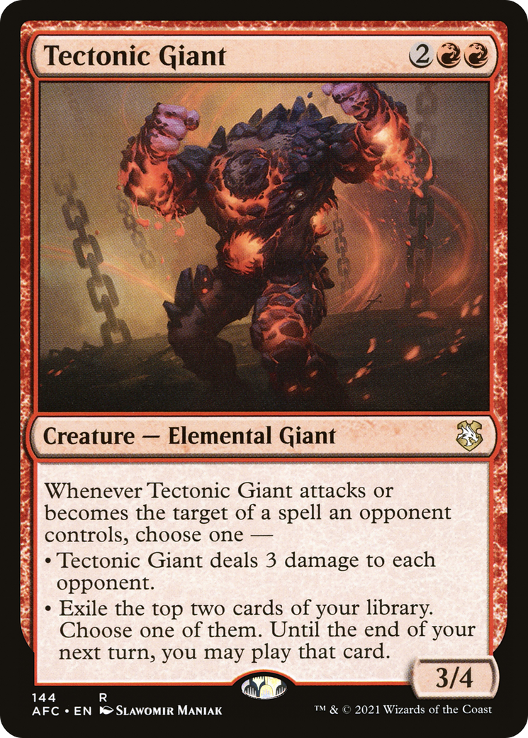 Tectonic Giant [Dungeons & Dragons: Adventures in the Forgotten Realms Commander] | Grognard Games