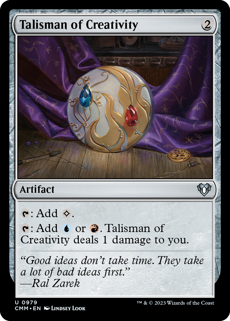 Talisman of Creativity [Commander Masters] | Grognard Games