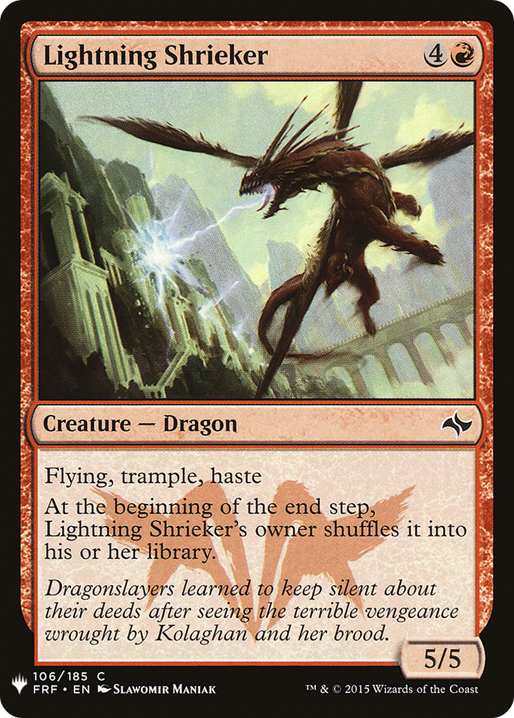 Lightning Shrieker [Mystery Booster] | Grognard Games