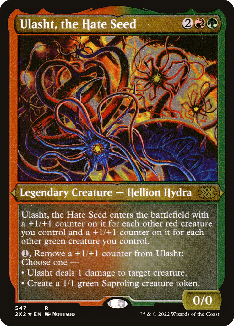 Ulasht, the Hate Seed (Foil Etched) (2X2-547) - Double Masters 2022 Foil | Grognard Games