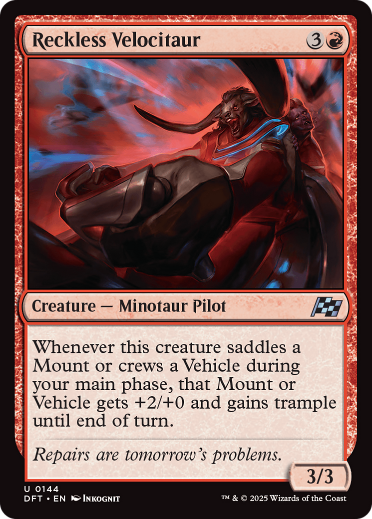 Reckless Velocitaur [Aetherdrift] | Grognard Games