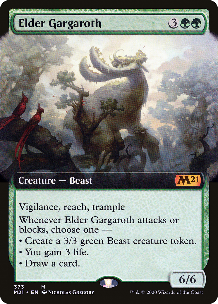 Elder Gargaroth (Extended) [Core Set 2021] | Grognard Games