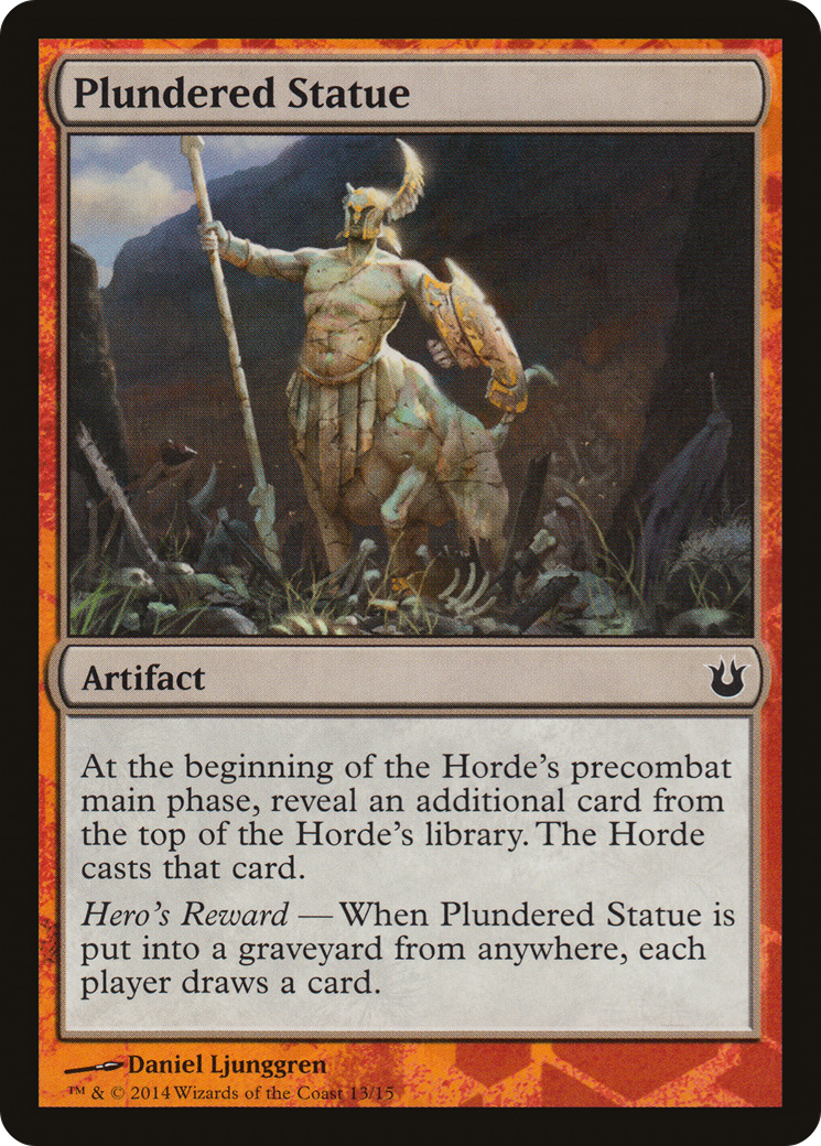 Plundered Statue [Born of the Gods Battle the Horde] | Grognard Games