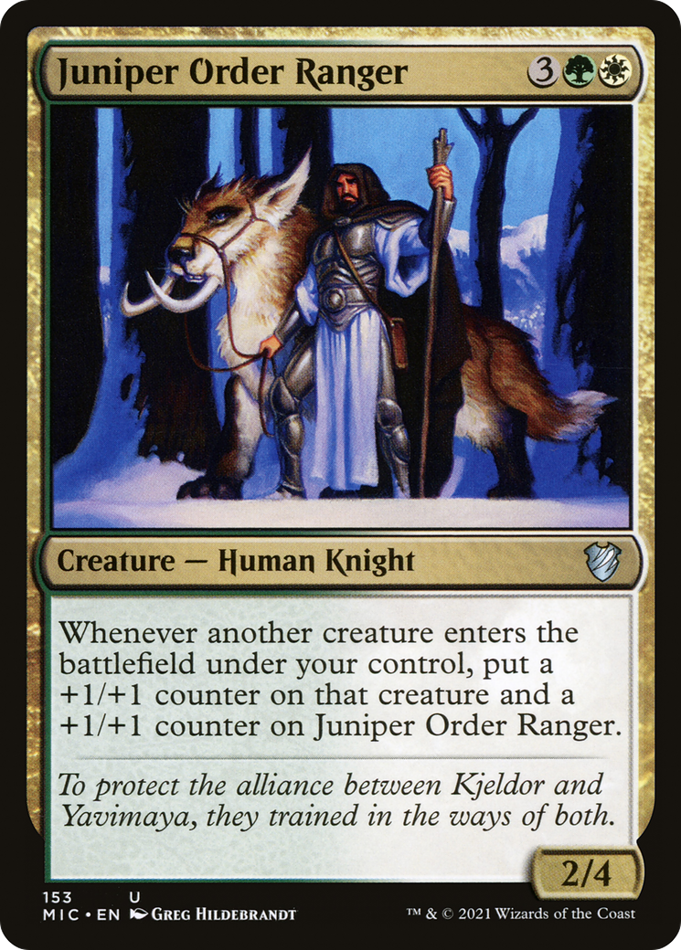 Juniper Order Ranger [Innistrad: Midnight Hunt Commander] | Grognard Games