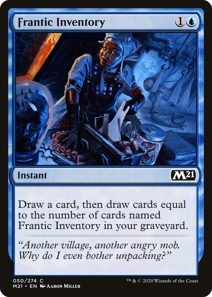 Frantic Inventory (M21-050) - Core Set 2021 | Grognard Games