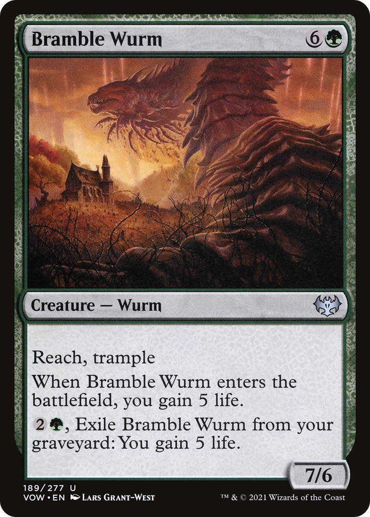 Bramble Wurm [Innistrad: Crimson Vow] | Grognard Games