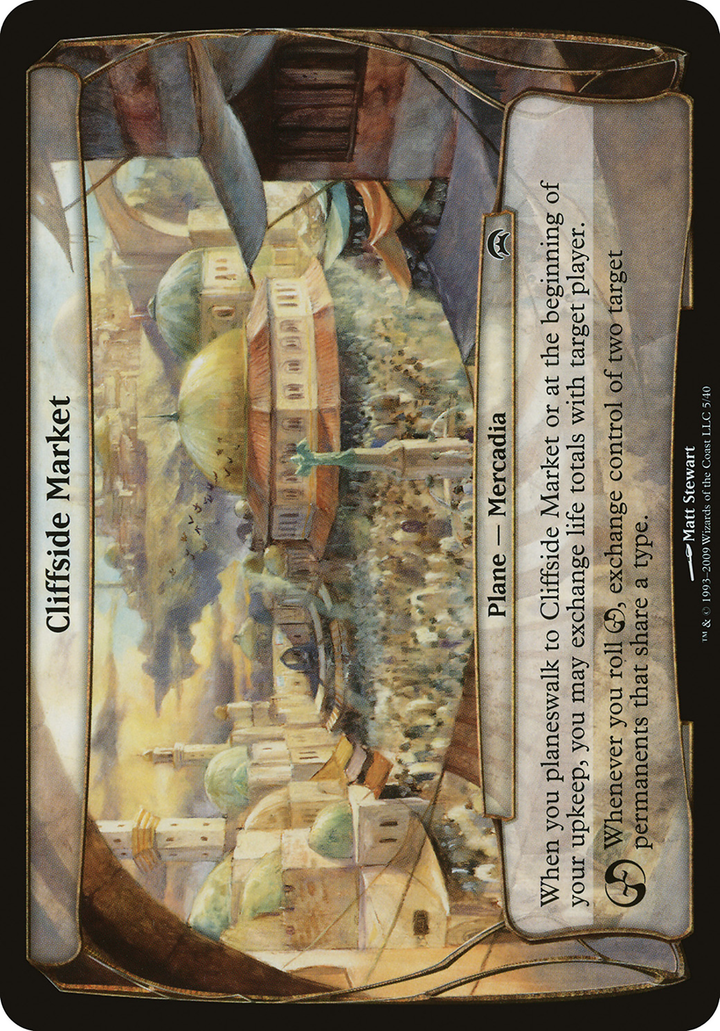 Cliffside Market (Planes) [Planechase Planes] | Grognard Games