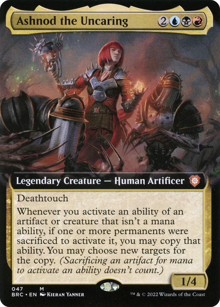 Ashnod the Uncaring (Extended Art) [The Brothers' War Commander] | Grognard Games