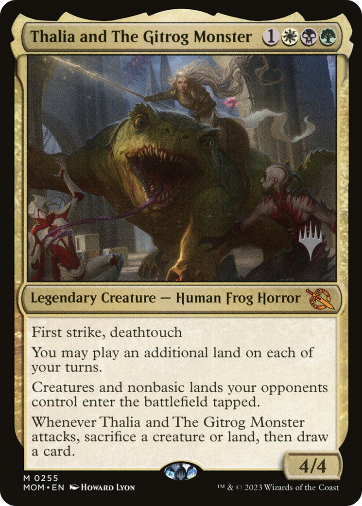 Thalia and The Gitrog Monster (Promo Pack) [March of the Machine Promos] | Grognard Games