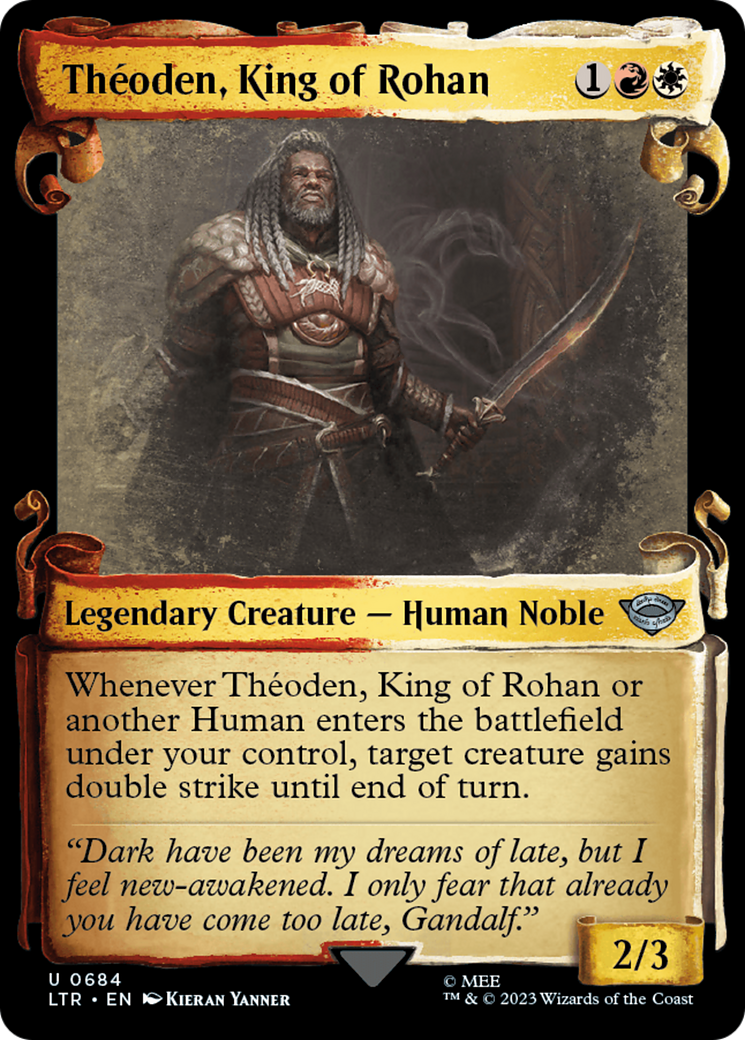 Theoden, King of Rohan [The Lord of the Rings: Tales of Middle-Earth Showcase Scrolls] | Grognard Games