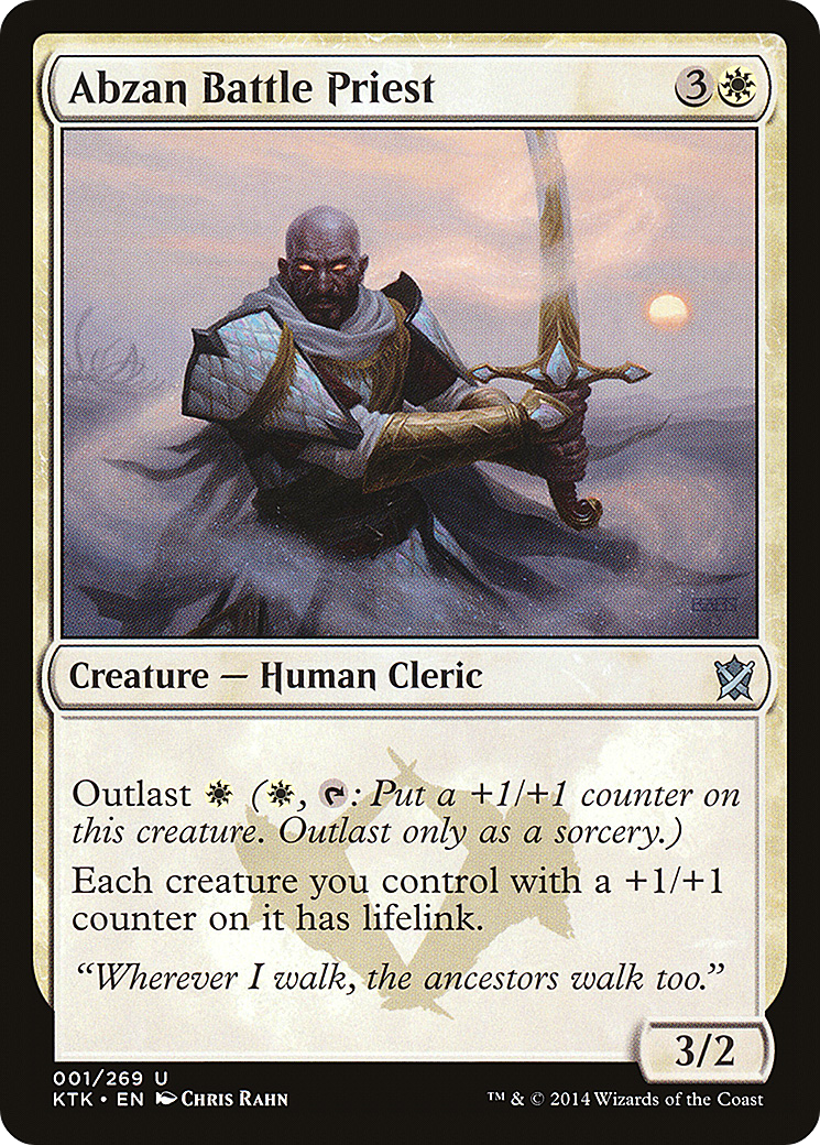 Abzan Battle Priest [Khans of Tarkir] | Grognard Games