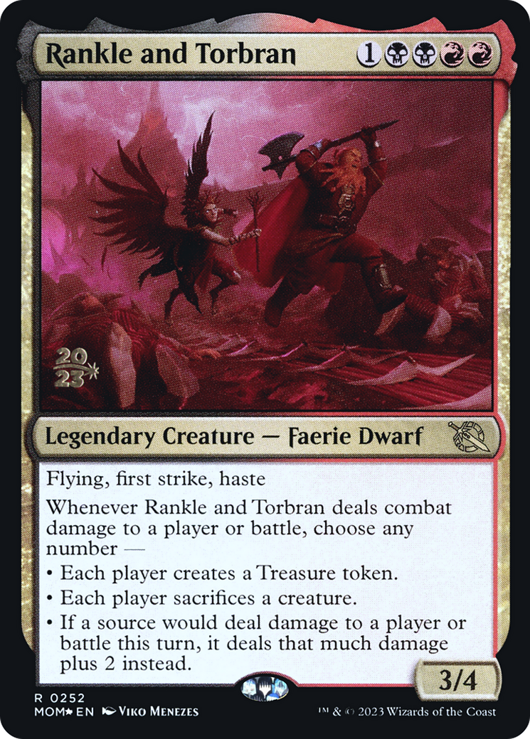Rankle and Torbran [March of the Machine Prerelease Promos] | Grognard Games