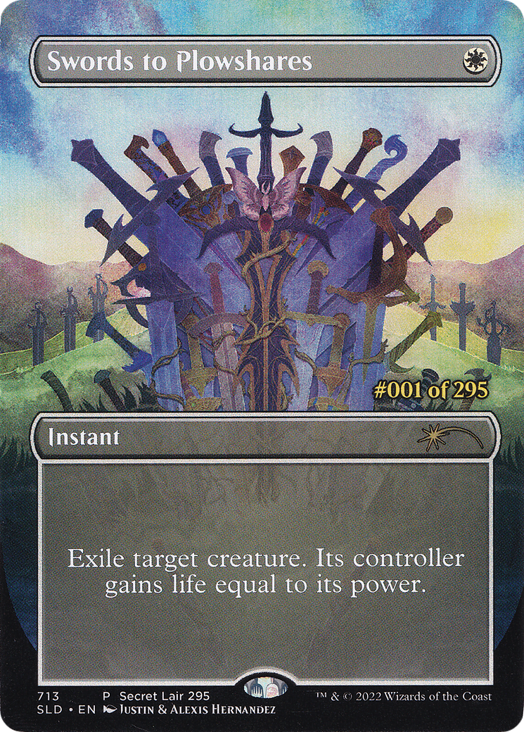 Swords to Plowshares (Serial Numbered) [Secret Lair Drop Series] | Grognard Games