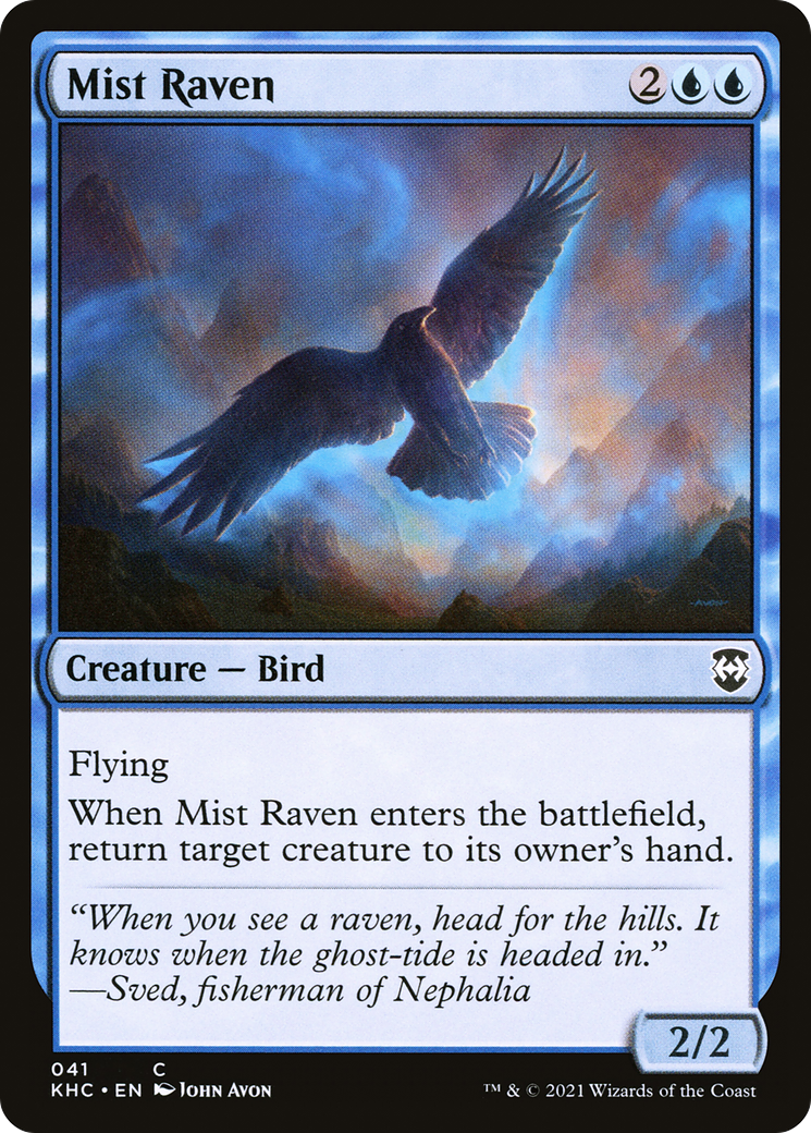 Mist Raven [Kaldheim Commander] | Grognard Games