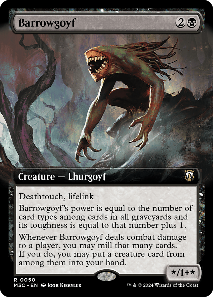 Barrowgoyf (Extended Art) [Modern Horizons 3 Commander] | Grognard Games