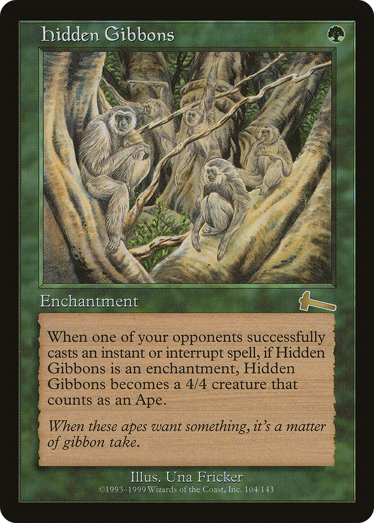 Hidden Gibbons [Urza's Legacy] | Grognard Games