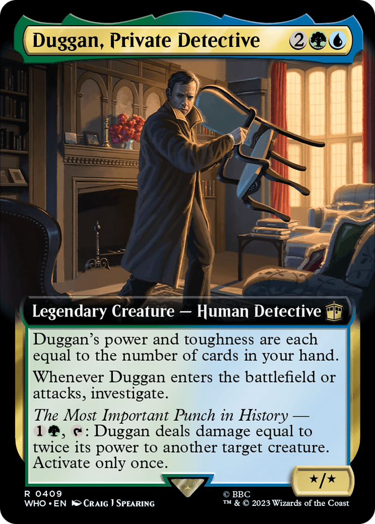 Duggan, Private Detective (Extended Art) [Doctor Who] | Grognard Games