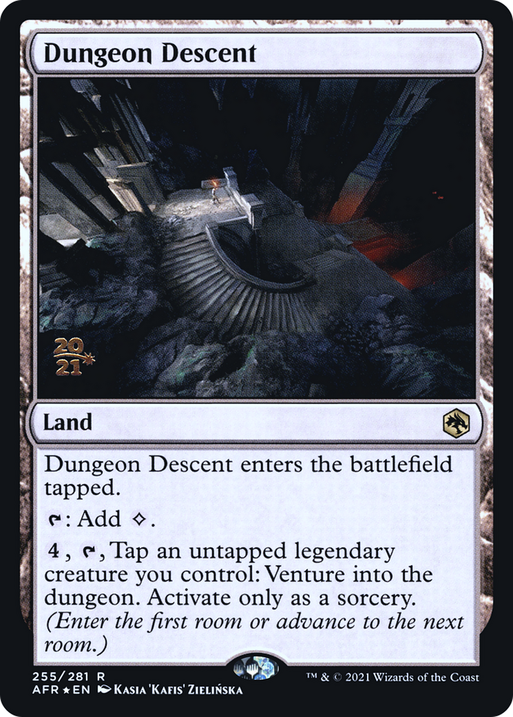 Dungeon Descent [Dungeons & Dragons: Adventures in the Forgotten Realms Prerelease Promos] | Grognard Games