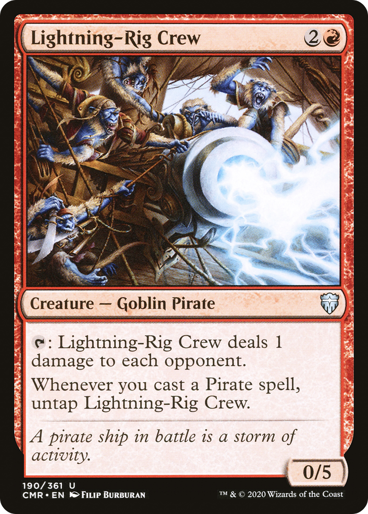 Lightning-Rig Crew [Commander Legends] | Grognard Games