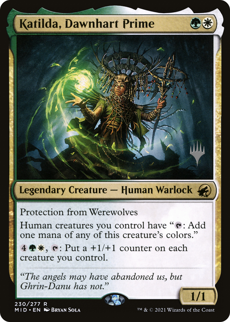 Katilda, Dawnhart Prime (Promo Pack) [Innistrad: Midnight Hunt Promos] | Grognard Games